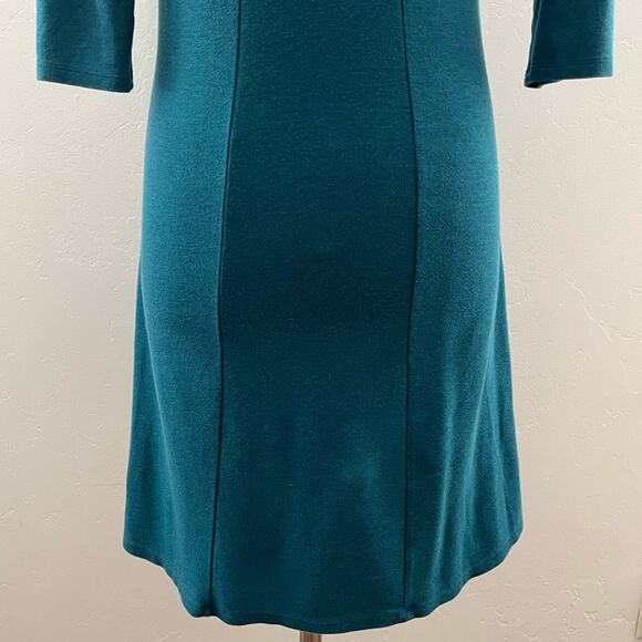 Toad & Co Horny Toad Redolent Dress Tencel Cotton Spandex Stretch Teal Small - Picture 9 of 10